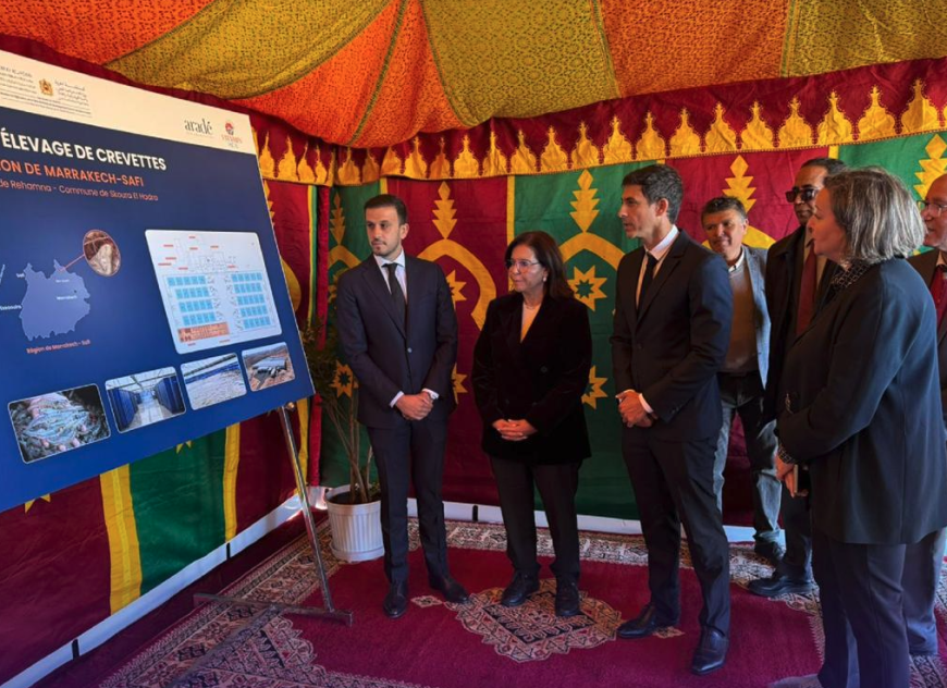 Inauguración oficial del proyecto de cultivo de camarón en RAS en zonas áridas de Arade Eco Aquaculture en Rehamna, Maruecos – IPac Acuicultura